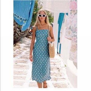 Faithful the Brand Katergo blue floral print